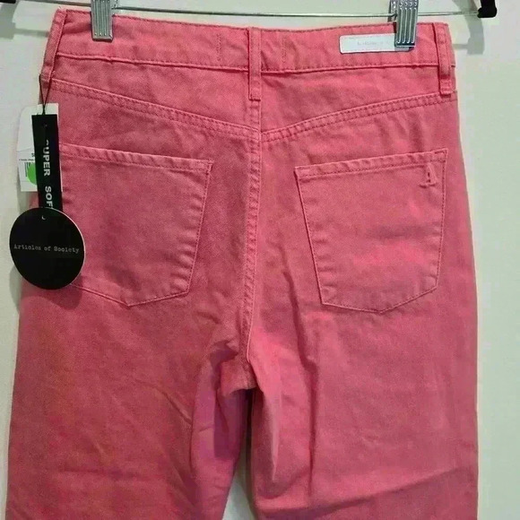 Articles of Society The Village Jean Flamingo NWT Straight Leg Women's 26 - Picture 7 of 16